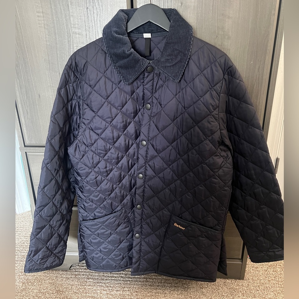 Barbour Navy Quilted Jacket